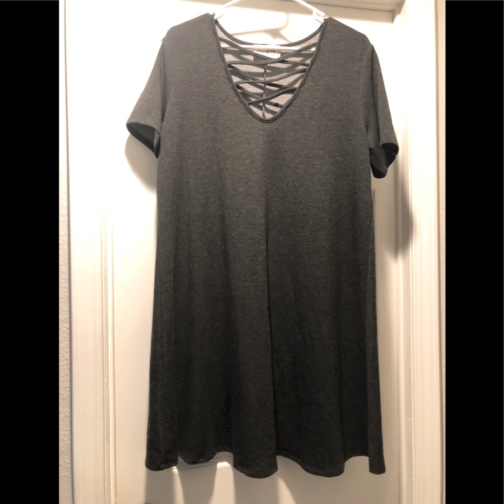 Brand -Just found, grey tshirt dress extra large